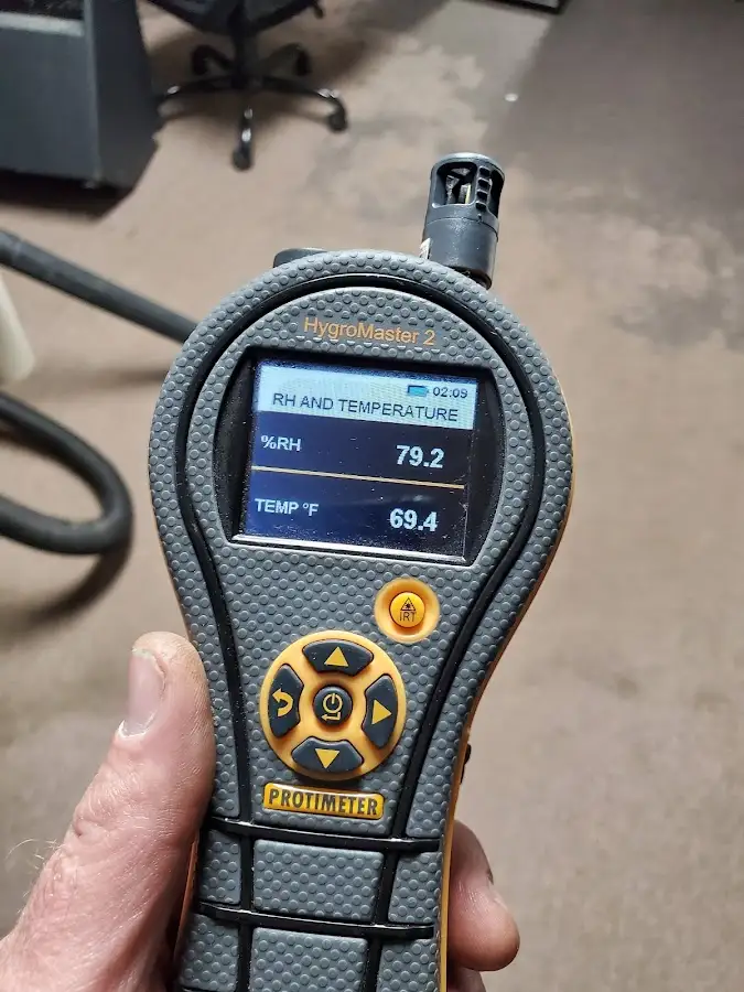 Moisture meter humidity assessment for Fire & Smoke Damage Restoration in Glen Allen